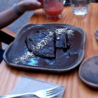 Mole chocolate,  muy rico. at Hierba Dulce in Oaxaca