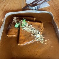 Enchiladas  at Hierba Dulce in Oaxaca