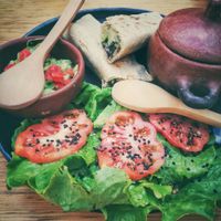 tacos at Hierba Dulce in Oaxaca
