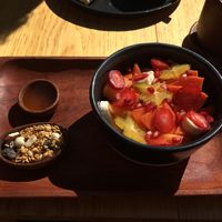 Plata de frutas  at Hierba Dulce in Oaxaca