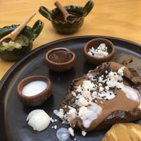 Chile relleno at Hierba Dulce in Oaxaca