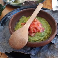 The guacamole at Hierba Dulce is not any guacamole, it is very tasty and flavourful. A treat, not just any starter at Hierba Dulce in Oaxaca
