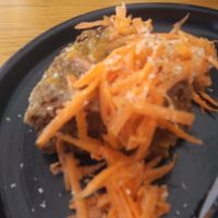 Carrot cake minus a bite :) at Hierba Dulce in Oaxaca