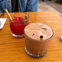 Good drinks  at Hierba Dulce in Oaxaca