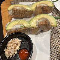 Avocado/tofu spring rolls  at Peak of Asia in Breckenridge