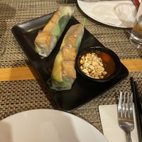 Tofu and avocado spring rolls  at Peak of Asia in Breckenridge