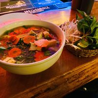 Presentation of Vegetarian Pho (Vegan😁) at Peak of Asia in Breckenridge