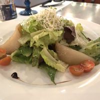 Roasted pear saladd  at River Cafe in Puerto Vallarta