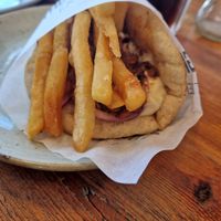 Jackfruit gyros at The Real Greek in Windsor