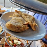 Chickpea filo triangles at The Real Greek in Windsor