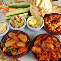 The Vegan Platter (lunch menu) at The Real Greek in Windsor