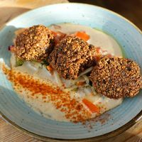 Falafels (vegan) at The Real Greek in Windsor