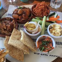 Vegan mezze at The Real Greek in Windsor