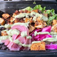 Vegan Burrito Bowl  at Three Ladies Cafe in Davis