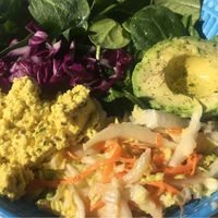 Quinoa bowl! So good. at Three Ladies Cafe in Davis