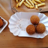 Vegan bitterballen at De Frietketel in Ghent