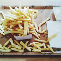 Fries (big) with Veganaise at De Frietketel in Ghent