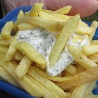 fries from De Frietketel at Ieperfest 2014 at De Frietketel in Ghent