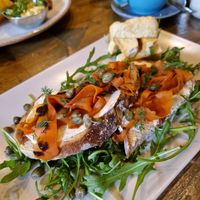 Carrot lox at Seeds for the Soul in Edinburgh