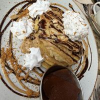 Biscoff pancakes   at Seeds for the Soul in Edinburgh