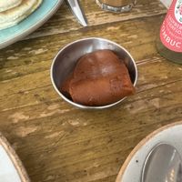 House made bacon  at Seeds for the Soul in Edinburgh