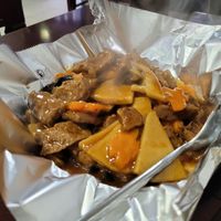 Vegan chicken at Pato Beikin in Valencia