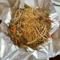 Tallarines a la plancha  at Pato Beikin in Valencia