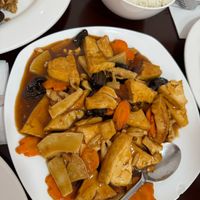 Spicy tofu at Pato Beikin in Valencia