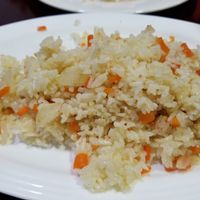 Vegan fried rice at Pato Beikin in Valencia