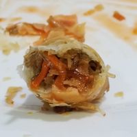 Vegan house roll, tastes exactly like spring roll at Pato Beikin in Valencia