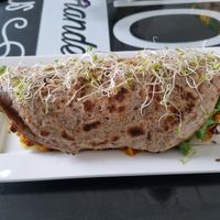 The vegan wrap at Yeah Rico y Saludable in Arequipa