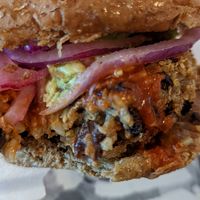 Vegan Burger at DFW - Twisted Root Burger - TA in Dallas