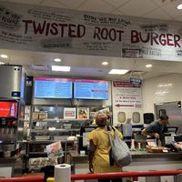 DFW terminal A near gate 24  at DFW - Twisted Root Burger - TA in Dallas