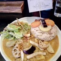 This is a vegetable curry.  It was very delicious. at Horieza in Kobe