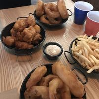 Onion Rings & Cauliflower Wings  at Culture Burger Joint in Nelson