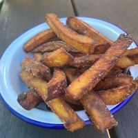 Sweet potato fries. at Culture Burger Joint in Nelson