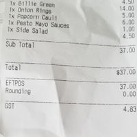 That annoying vegan bun surcharge! at Culture Burger Joint in Nelson