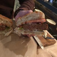 Second nature burger  at Second Nature in San Diego