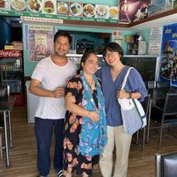 Lovely owners  at Lumbini Sat Saheb Pure Vegetarian Food in Lumbini