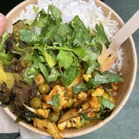 Double thali  at Gujarati Rasoi - Borough Market Food Stall in South East London