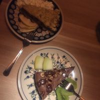 vegan cakes at W Filizance Cafe in Poznan