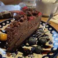 Vegan cake of the day  at W Filizance Cafe in Poznan