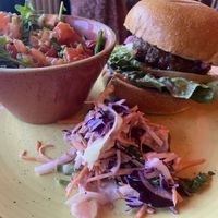 Burger  at Teatro Lounge in Clevedon