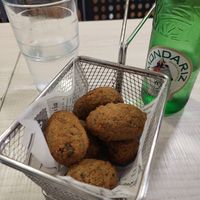 Spinach croquettes at Veggie Burger in Vigo