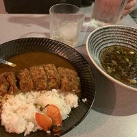  I got too excited and ate the agedashi tofu before taking the photo ^•^ so it’s just a photo of the broth and vegan katsu curry  at Tatsu in Fortitude Valley
