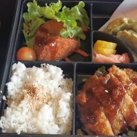 Bento box Katsu (vegan) at Tatsu in Fortitude Valley