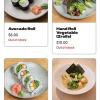 Vegan menu 3   at Tatsu in Fortitude Valley