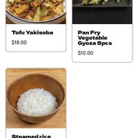 Vegan menu 6   at Tatsu in Fortitude Valley