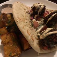 Lentil Fritter at Moxie in Colorado Springs