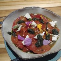 dish offered at Justo Restaurant in Medellin